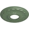 Ekena Millwork Blackthorn Ceiling Medallion (Canopies up to 4 7/8"), 11 3/4"OD x 3 5/8"ID x 1"P, Athenian Green CM11BLAGF - alternate 5
